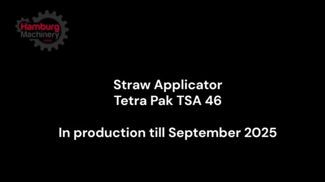 Tetra Pak® Tetra Straw Applicator 46 (TSA 46) P251201093